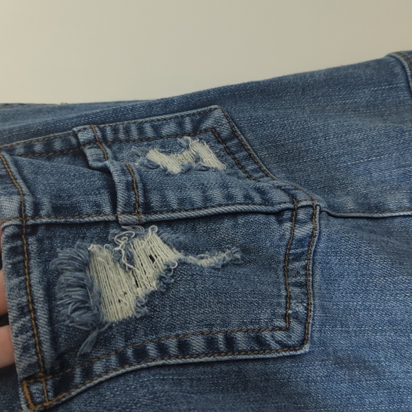 Maurices Blue Denim Overall Mini Dress - Picture 4 of 10